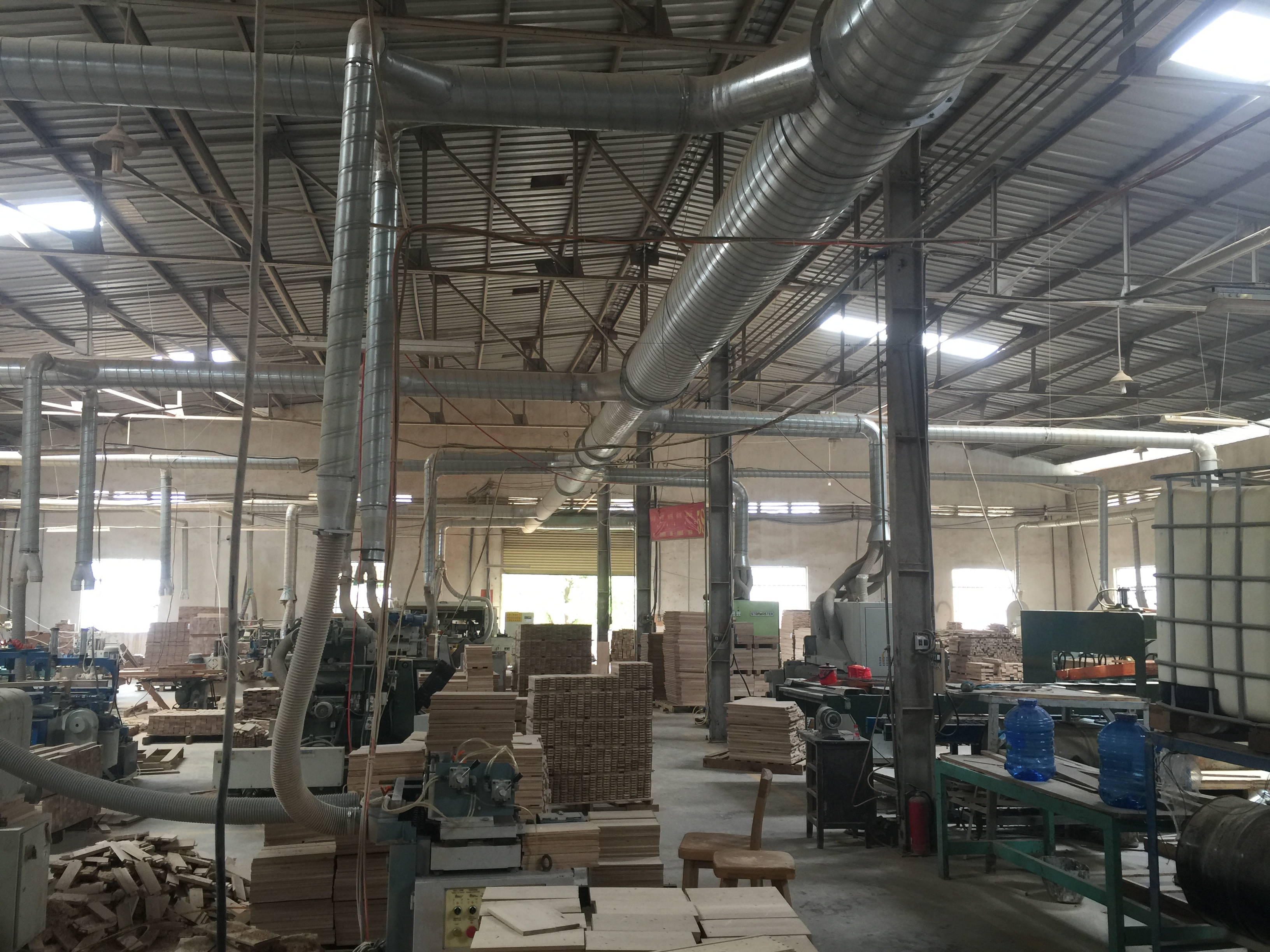 Dust Treatment System for Timber Production